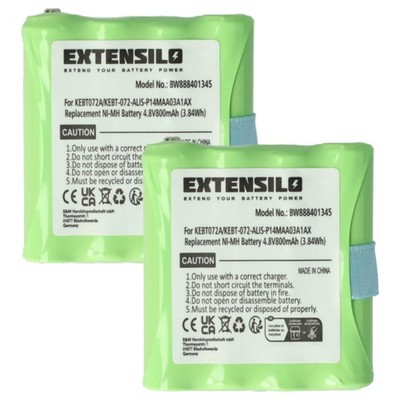 2x Akku für Midland G227 G226 G225 G223 GXT200 G300M GXT250 G300 800mAh 4,8V