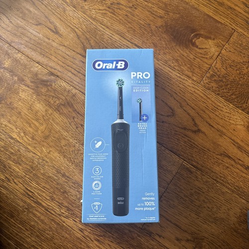 Oral-B Vitality PRO Electric Toothbrush - Black + Extra Brush head !! — Oral-B