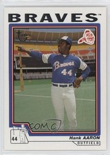 2004 Topps Retired Signature Edition Hank Aaron #44 HOF 4l3