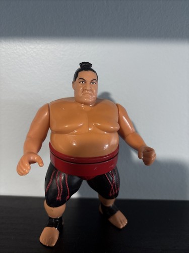 WWF Hasbro Wrestling figure Yokozuna Red Outfit Se...