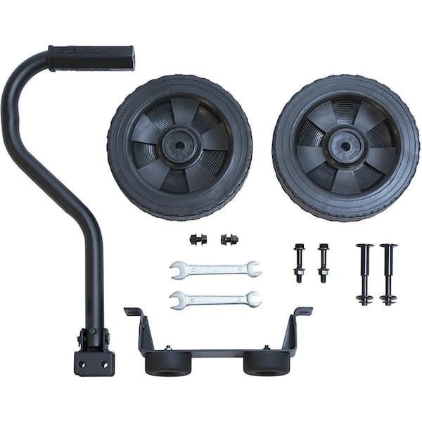 8 In. Never-Flat Wheel Kit And Handle For Portable Generator
