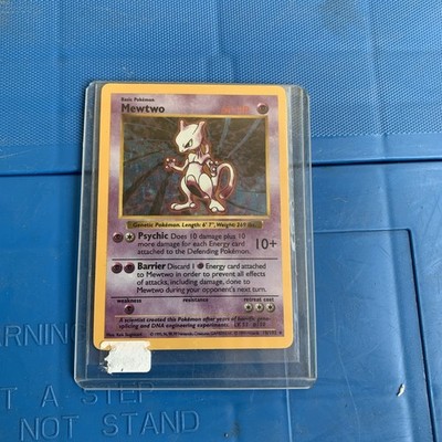1995 Pokemon Mewtwo Holo Base Set 10/102 Rare | eBay