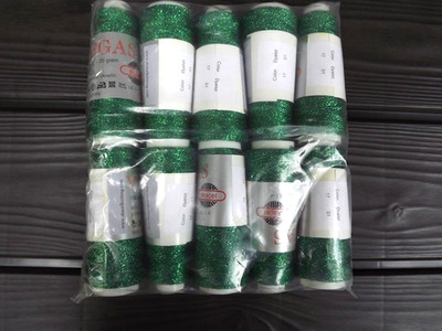 Skacel Vegas, rayon/poly chain glitzy yarn,  108 yards/25 gr. spool/ 8 available