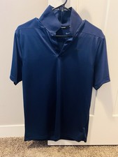 Nike Dri-Fit Navy Blue Golf Polo Men  s Small