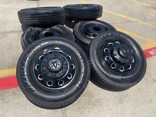 17 Dodge Ram 3500 Dually Laramie Wheels Rims 2706 2707 Oem Black Set 2025 2026