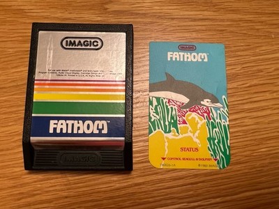 Fathom Intellivision Video Game Cartridge 1983 ~ Tested Not Working