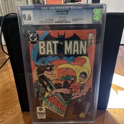 Batman #368 CGC 9.6 Near Mint+ White Pages DC Comics 1984 Doug Moench