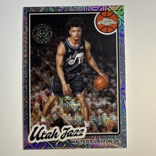 2025-26 Topps Basketball #TC-WC Walter Clayton Jr. Mojo Refractor RC Utah Jazz