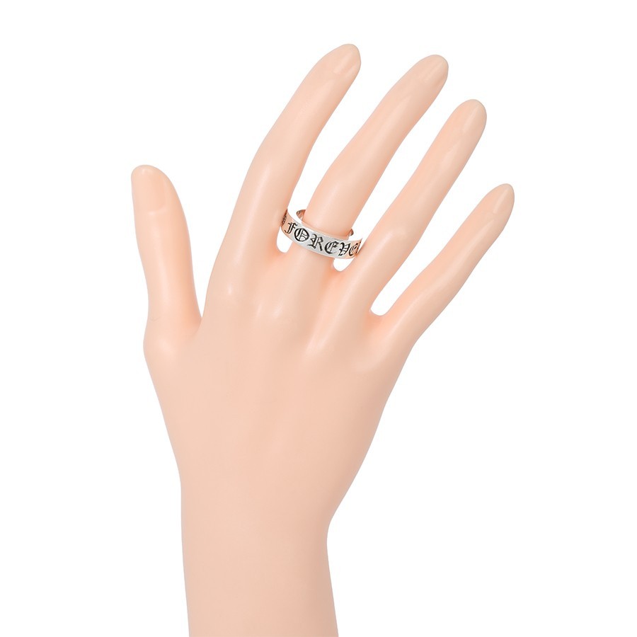 Chrome Hearts Forever Cross Ring CH Silver Ring Size 10.5 US 5.5 Authentic thumbnail 4