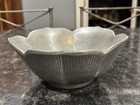 Pewtarex York Pewter Serving Bowl Flower Motif Made in York PA — photo 1