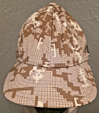 Under Armour Youth Digital Camo Fitted Baseball Cap Hat Brown Tan Size SM / MD