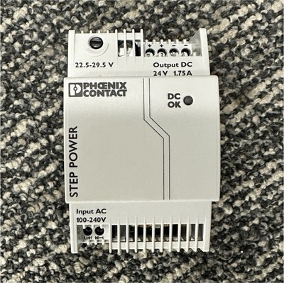 Phoenix Contact STEP POWER 24V 1.75A 42W AC 100-240V Power Supply STEP-PS