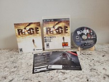 Rage Anarchy Edition (Sony PlayStation 3, 2011) CIB Ps3 WITH INSERTS FAST SHIP