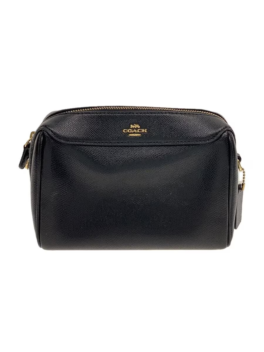 COACH shoulder bag black leather F76629 Coach
