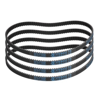 4pcs HTD-3M Rubber Timing Belt 117 Teeth 351mm Pitch Length x 6mm Width