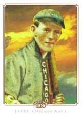 2010 Topps 206 #277 Johnny Evers Chicago Cubs HOF