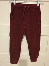 Polo Raplh Lauren Kids Joggers Burgundy Size 6 Pockets Preppy Coastal Active