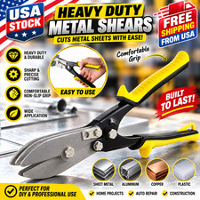 5-Blade Sheet Metal Crimper 10.5" HVAC Duct Gutter Downspout Hand Tool