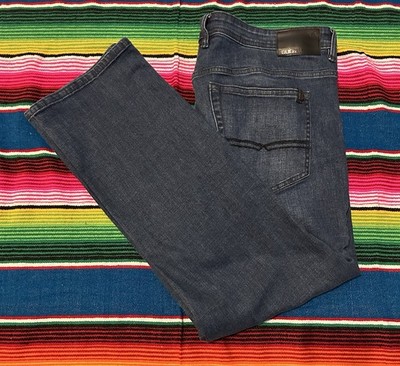 Buffalo David Bitton Jackson-X Jeans Mens 38x32 blue denim Straight Leg 