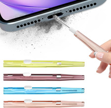 Charging Port Cleaner, 4Pcs Phone Speaker Cleaning Kit, Anti-Clogging Mini Brush