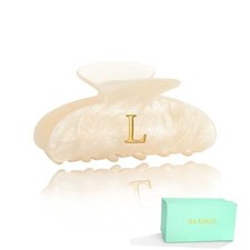 Acrylic Letter Hair Clips For Women Alphabet Hair Claw Initial Hair HC22539L