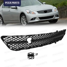 Bumper Grille Mesh Front Lower For 2010-2013 INFINITI G37 2011-2012 G25 2015 Q40