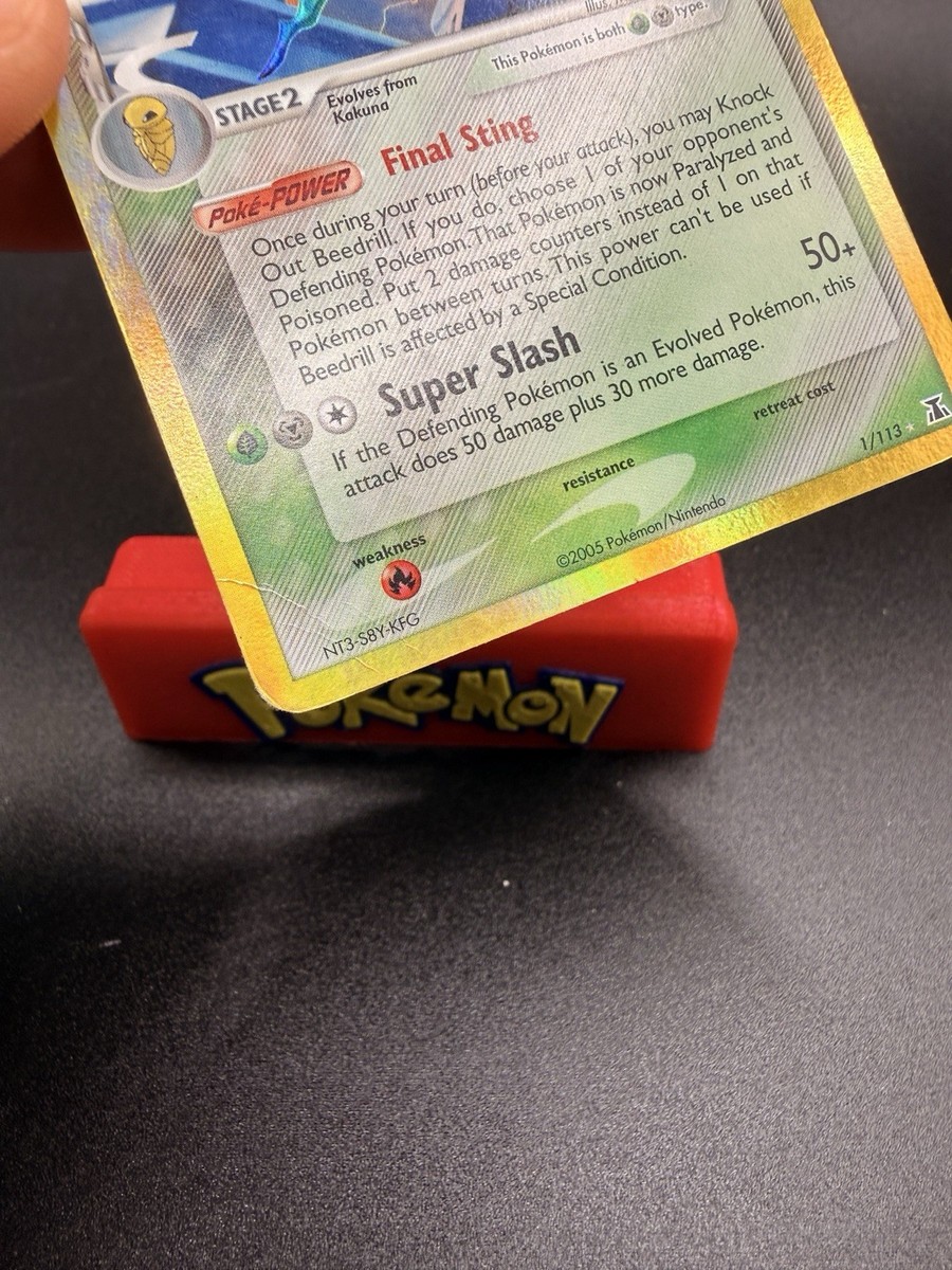 Beedrill (Delta Species) 1/113 Delta Species Stamped Reverse Holo