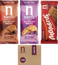 Nairn's Oat Biscuit Breaks Variety Pack Gluten Free Oat Biscuits Healthy Snacks