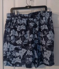 Bass Swim Trunks Men's Xl Made In The USA Mesh Lined Elastic Waist Drawstring