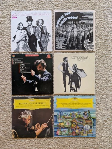 Lot of 6 Classical & Soundtracks LPs - Fleetwood Mac Rumours, Vivaldi Mastersoun