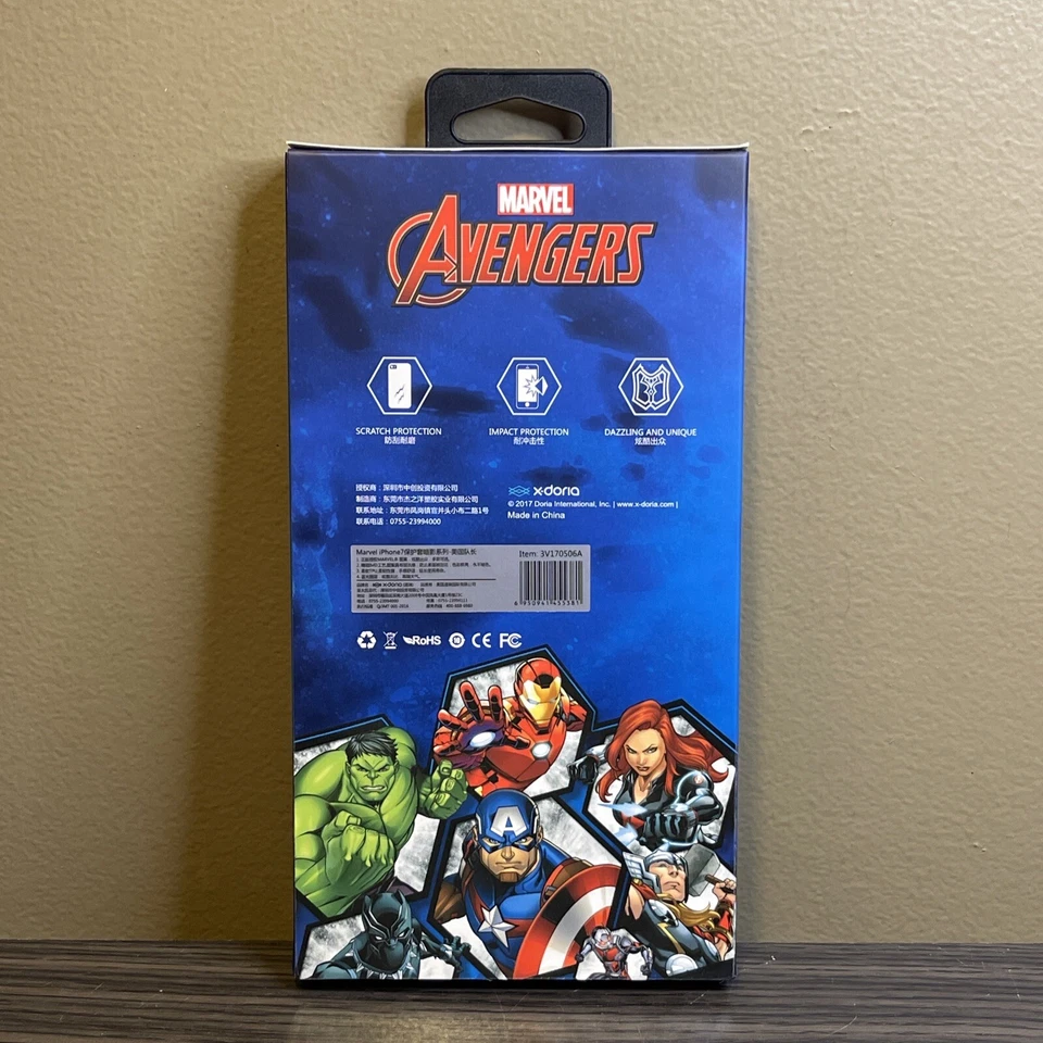 Marvel Avengers Captain  America iPhone 7  Phone Case New Sealed! - Image 3 of 3