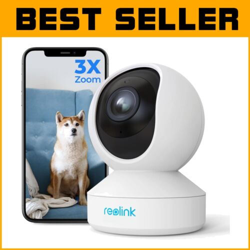 5MP Indoor Security Camera with 3X Zoom & Dual-Band WiFi - Auto Tracking Pet ...