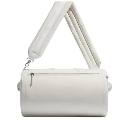 Adidas IVY PARK NEW Padded Duffel Bag Unisex White Gym Workout