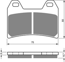 Brake Pads Front For KTM 690 Duke 2 Pin Pad Fixing/Multi Spoke 2013-2020