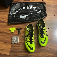 Nike zoom rival track cleats PLUS extra spikes and bag. Mens 8/womens 10