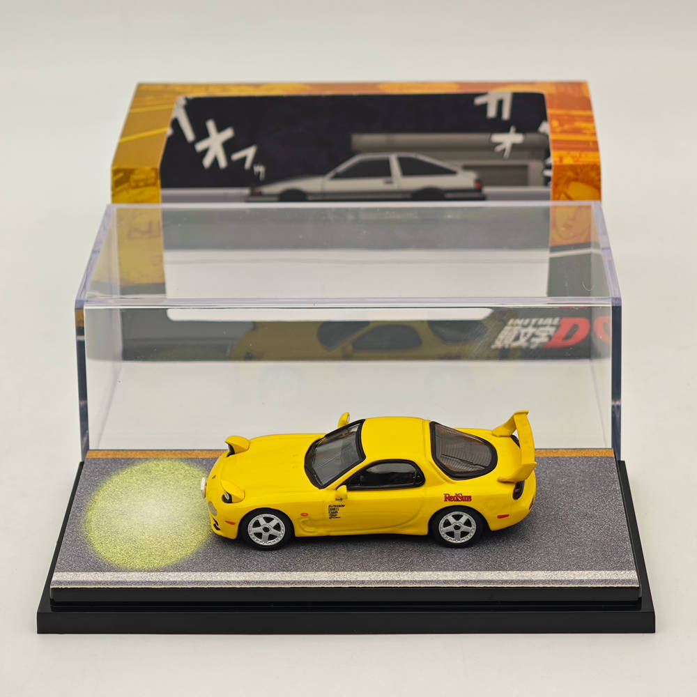 Hobby Japan 1/64 Mazda RX-7 FD3S RedSuns Initial D Open Hobby Japan 1/64 Mazda RX-7 FD3S RedSuns Initial D Open