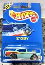 Hot Wheels 1990 Variation 57’ Chevy #47 UH Wheels HW on Base Extremely HTF
