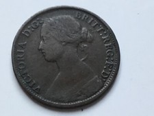 1861 Farthing - Young head Victoria Farthing British Farthing 1/4p