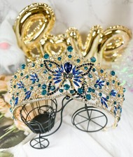 Luxury Butterfly Shape Crown, Elegant Princess Butterfly Tiara, Jewelry Gift