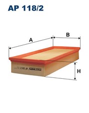 FILTRON (AP 118/2) Luftfilter für MERCEDES FILTRON (AP 118/2) Luftfilter für MERCEDES