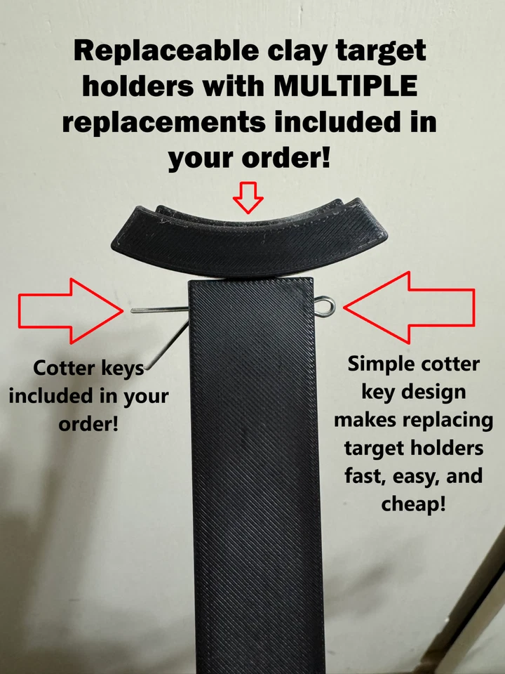 Clay Pigeon Spinning Shooting Target - Texas Star Style, Portable, Easy Setup - Image 4 of 4