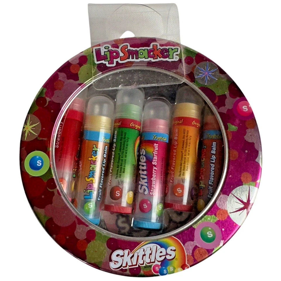 Bonne Bell Lip Smackers Tropical Skittles Bálsamo Labial Lata Nuevo de Colección Coleccionistas Foto 2 de 4