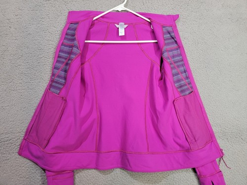 Ivviva By Lululemon Perfect Your Practice Jacket Magenta Pink Luon Size 12 - Picture 8 of 13