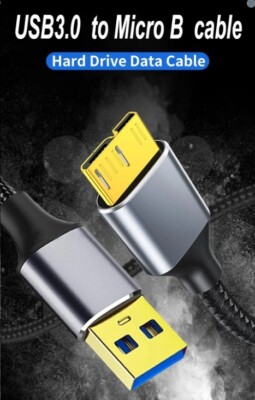 USB 3.0 Micro B Kabel Für Externe Festplatten WD Seagate Toshiba Canvio