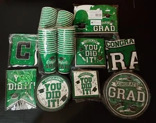 FREE Green Congratulations Graduation Party Paper  Any Year for 50 Total 277
