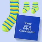 Pooter 'You're Going to be a Grandfather' Hardback Book with Two Pairs of Socks