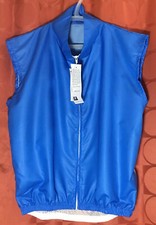 NWT XXL-6-54 Vintage 1996 Tour De France GIORDANA ITALY Blue CYCLING WIND VEST