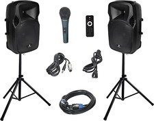 Proreck Party 12 12'' 1000 Watts 2-Way active Speaker System forevent for dj