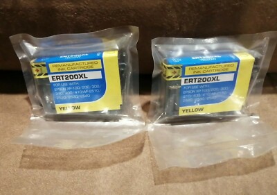 ERT200XL Remanufacture INK Cartridge Yellow For Epson Xp-100/200/300/310/400/