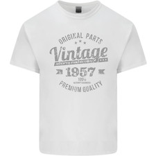 Vintage Year 69th Birthday 1957 Mens Cotton T-Shirt Tee Top